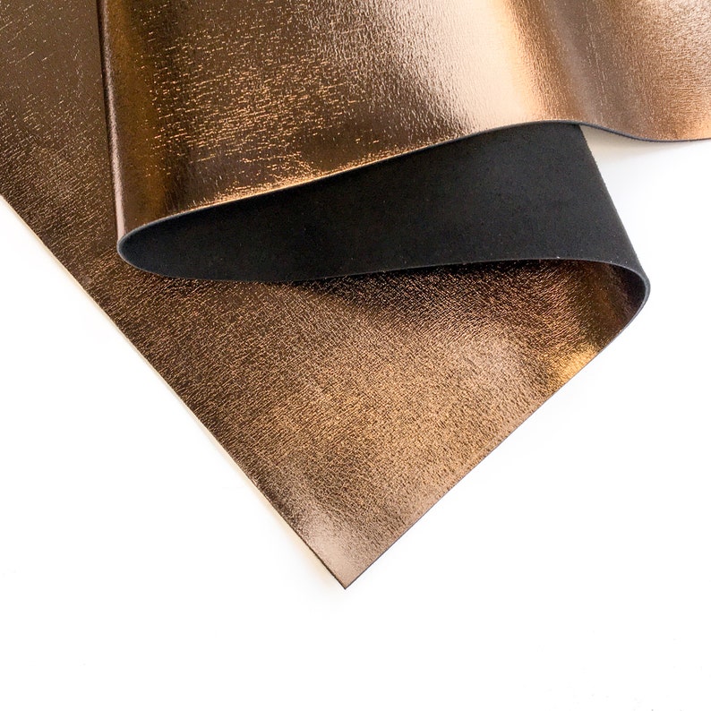 BRONZE Leather Sheet 8x10in/20x25cm Genuine Metallic Leather Etsy