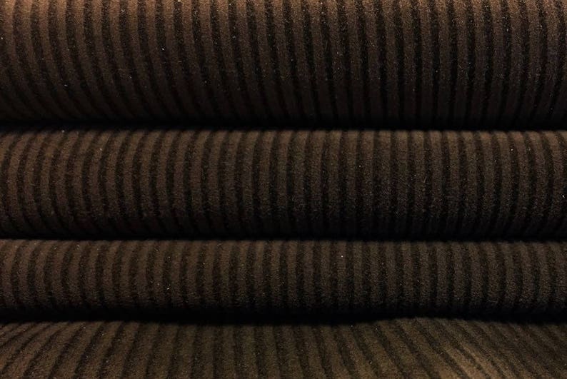 Real Striped Brown Suede Leather Skins Dark Brown Striped Etsy
