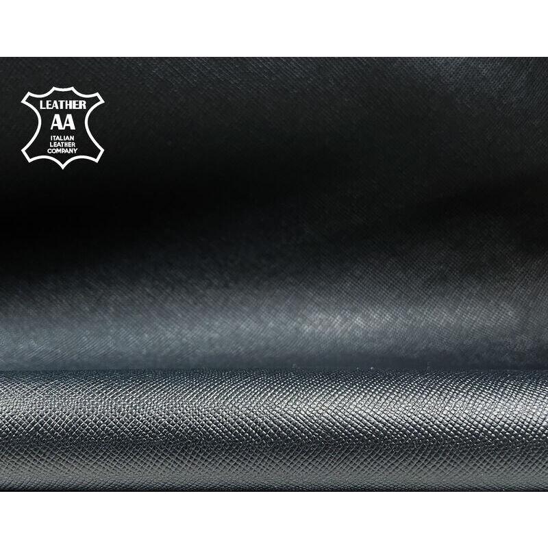 m*o様 SEVEN BY SEVEN × BY91―B TYPE LEATHE Dark Blue Leather Fabric // Saffiano // Sizes From 4.5 - 7.5 Sqft