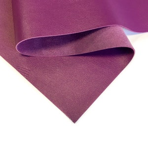 Soft PURPLE Leather sheets 6x6/8x10/12x12/12x18 inch genuine leather pieces 123 PURPLE PASSION 2oz/0.8mm Purple Leather scraps for crafts