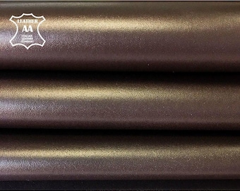 Dark BROWN genuine leather skins 4 - 6 sqft // 0.36 - 66m2 DARK CHOCOLATE 794 2oz real sewing leather hide