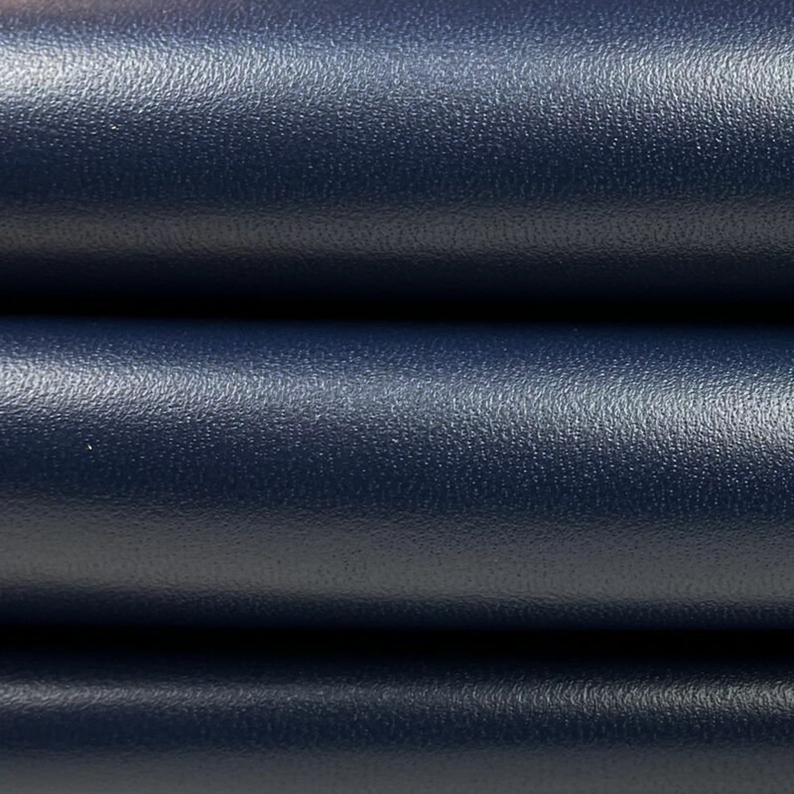 Dark Blue Leather Fabric // Sizes from 5 6.5 sqft // 0.47 Etsy