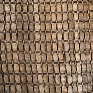 Braided Brown Lambskin Leather 39 x 24 in or 20 x 24 in Sheets Thick Rectangle Leather Unique Laser Cut Sheepskin ~1mm/2.5oz image 6