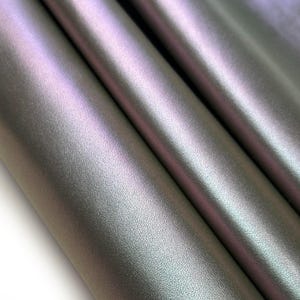 Khaki Perlamuter Lambskin Leather 4, 5, 6 sqft (0.36-0.65m2) Pearlescent Italian Leather Olive Grey Hide 0.7mm/1.75oz KHAKI PEARL 1622