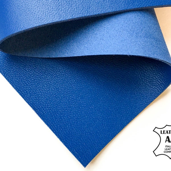 BLUE Leather Sheet Lambskin Crafts Pieces 6x6 / 8x10 / 12x12 / 12x18 / 18x24 inches Accessories Royal Blue Scraps 2.5oz/1.0mm LAPIS BLUE 767