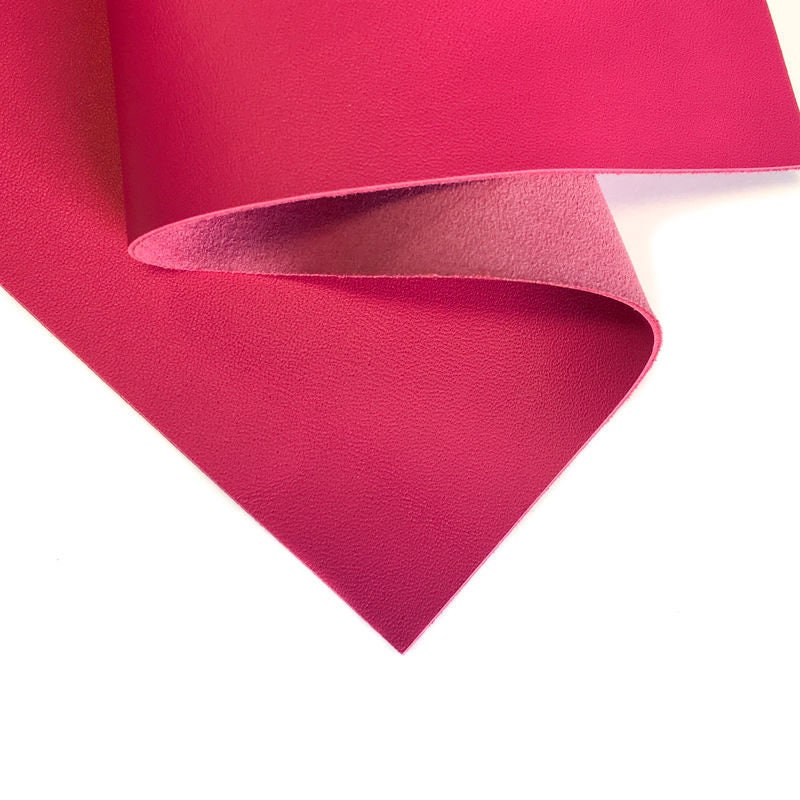 Bright PINK Sheets 12x12in/30x30cm Genuine Leather Earring | Etsy
