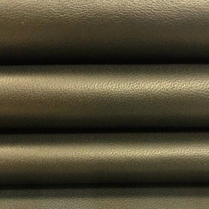 GREEN leather fabric hide Genuine sheep sheets for sewing TARMAC GREEN 537,2.5oz Moss green Leather sheets Natural leather hide 1.0mm