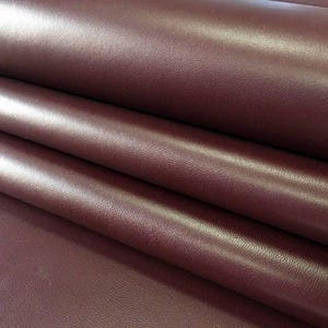 Burgundy Lambskin Leather Pieces 5, 6, 7 sqft Dark Wine Red Hides 0.9mm // 2.25oz VINEYARD WINE 491