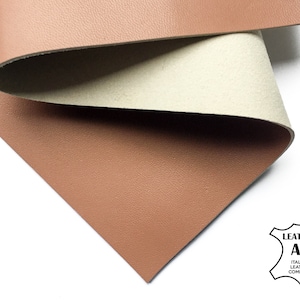 Bruin natuurlijk lamsleer – mokkamousse 691, zachte leren lakens van 2 oz/,8 mm, maten van 6 x 6 tot 18 x 24 inch, beige schrootmateriaal voor handwerk