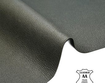Double-Sided Green Gray Lambskin 4, 5, 6 sqft Real Leather 1mm//2.5oz Shadow 1718
