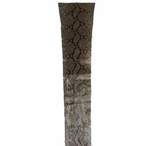 Python Leather Sheets | Snake Hide | Choose Your Size | Gray with Black Python Leather 0.7mm/1.75oz NATURAL PYTHON 1072 image 9
