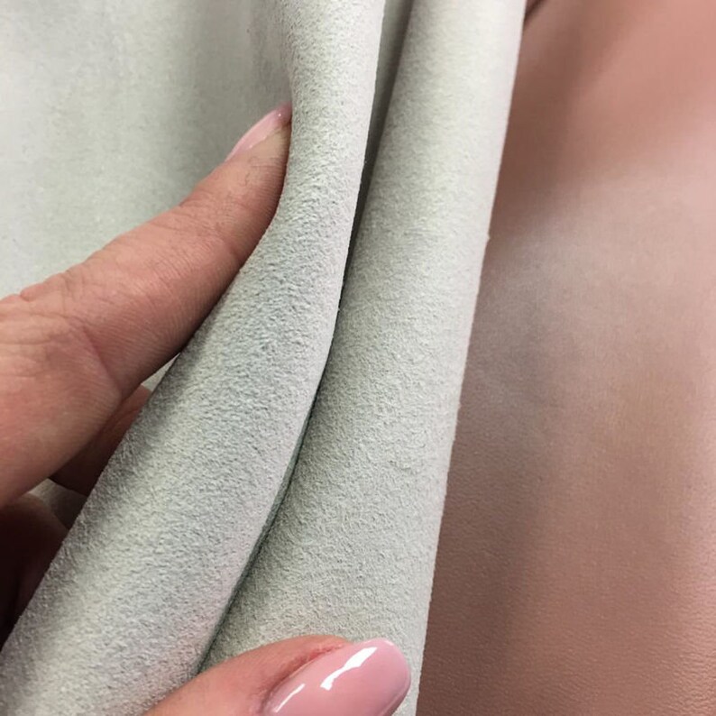 2 oz Natural Leather pieces Leather fabric for crafting BROWN leather fabric Genuine Sheep skin sheets for sewing MOCHA MOUSSE 691