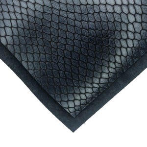 Calf Leather Sheets || Black Cow Leather Pieces || Indigo Blue Textured Pieces || Sizes from 5x5 inches to 18x24 inches image 5