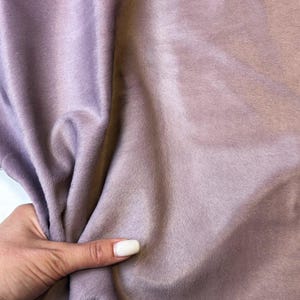 Lilac Pony Leather 4 - 6 sqft Genuine Hide, Soft Finish, Luxury Upholstery DIY Pony Fur Leather 0.9mm//2.25oz Lavender Pony 1599