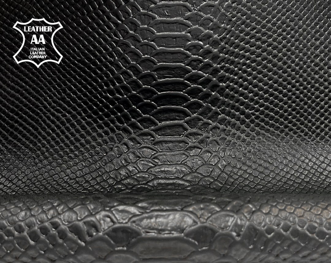 Embossed LEATHER Sheets, Rain Drops Embossed Leather Black Gold