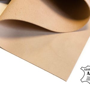 VEG TAN Crust Sheets Calf Leather vegetable tanned leather 6x6 / 8x10 / 12x12 / 12x18 / 18x24 Tooling Natural Large Scrap Pieces 1.2mm