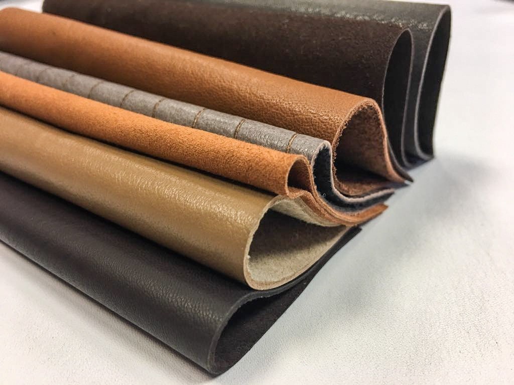BROWN LEATHER SHEETS 8x10, Brown Leather/ Chocolate Brown/ Sienna Brown/  Reddish Brown Lambskins Leather Sheet Set/0.5-0.7mm 