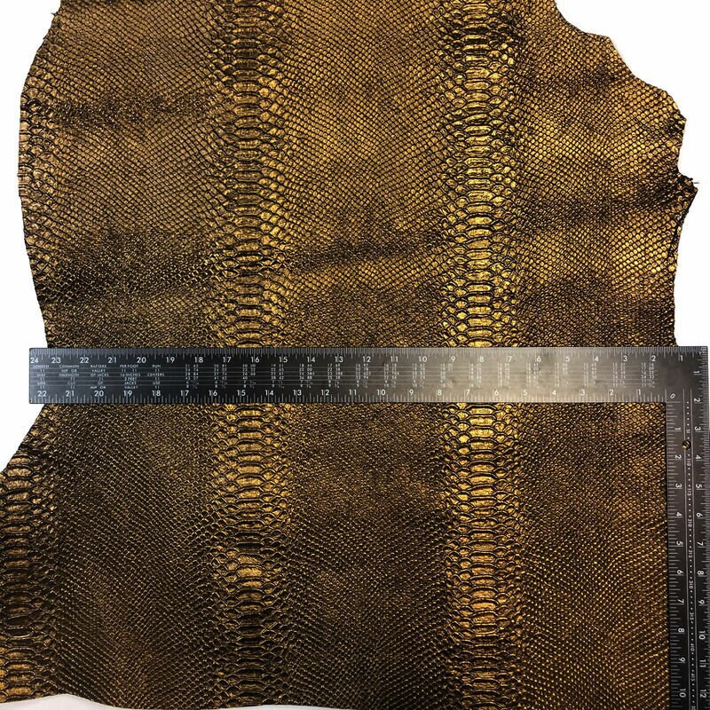 LEATHER Set of 3, 8x8,brown Snake Print Leather, Soft Bronze Wash Suede,  Metallic Bronze Black Leopard, Thin Leather, Thickness 0.4-0.6mm 