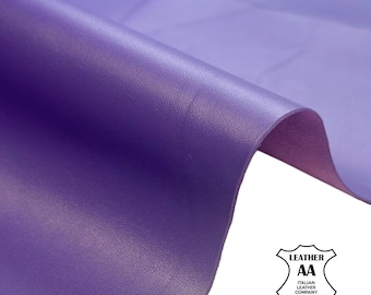 Purple Lambskin Leather 3, 4, 5 sqft Hides Soft Smooth Real Animal 0.8mm // 2 oz Amethyst 1691