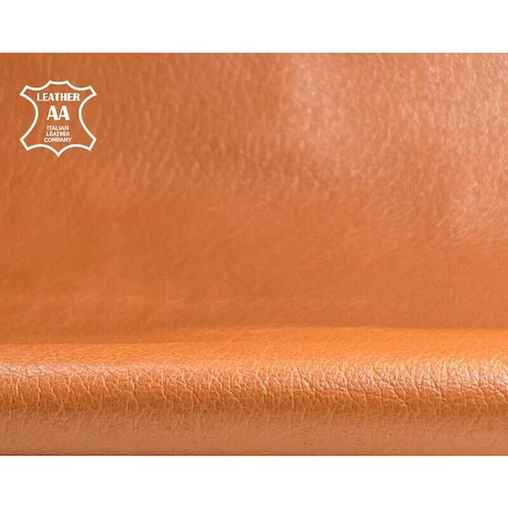 Light BROWN Leather Fabric //genuine Sheepskin Pieces // Soft Leather  Material for Sewing// 6 8 Sqft //LEATHER BROWN, 1312, 0.5mm / 1.25oz 