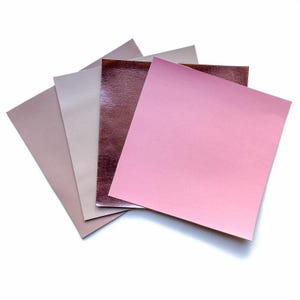 Light Pink Set // * 5x5 inches * 4 Genuine Leather Pieces // Earring Supplies // Jewelry Leather // Pink Lambskin Scraps ** 12x12 cm **