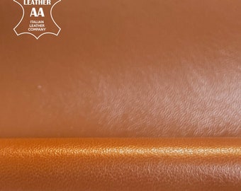 Warm Classic Brown Lambskin 5 - 7 sqft // 0.46 - 0.7m2 Genuine Soft Leather For Sewing 0.7-0.8mm/1.75-2oz SIERRA 526