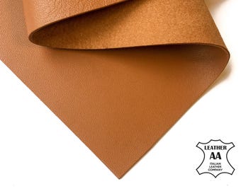 BROWN Leather Lambskin Sheet 6x6 / 8x10 / 12x12 / 12x18 / 18x24 Pliable Dark Camel Tone Crafting 2oz/.8mm Soft Brown Leather Scraps BRAN 819