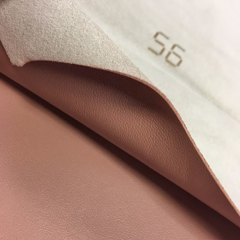 2 oz Natural Leather pieces Leather fabric for crafting BROWN leather fabric Genuine Sheep skin sheets for sewing MOCHA MOUSSE 691