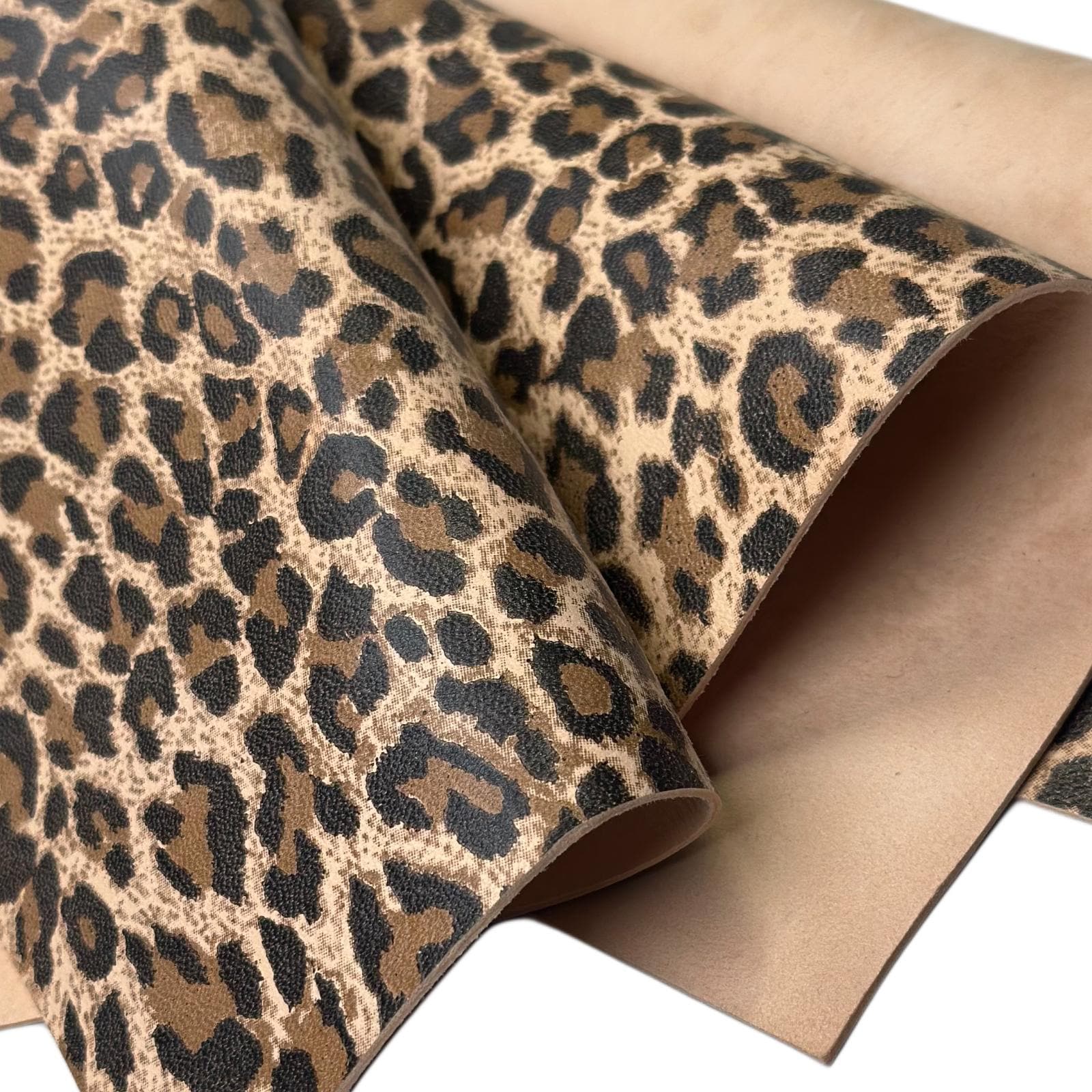 Leopard Leather Sheets 6x6