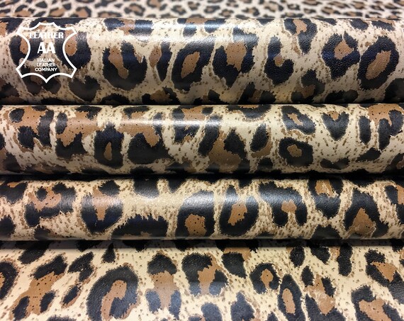 Leopard leather hides 2oz Cheetah 