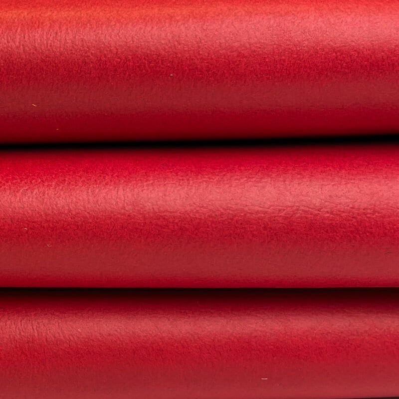 Bright Red Leather Hides//genuine Leather for Sewing //soft Double