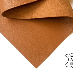Foglio di pelle di agnello MARRONE 6x6 / 8x10 / 12x12 / 12x18 / 18x24 Lavorazione flessibile in tono cammello scuro 2oz/0,8 mm Scarti di morbida pelle marrone BRAN 819