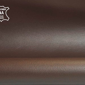 BURGUNDY Leather// Genuine Dark Red Sheepskin // Natural Leather material// Brown Leather pieces// 4 - 7 sqft//PUCE 706, 0.8mm/ 2 oz