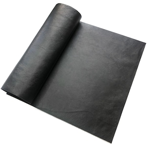 Calf Leather Sheets || Black Cow Leather Pieces || Indigo Blue Textured Pieces || Sizes from 5x5 inches to 18x24 inches image 2