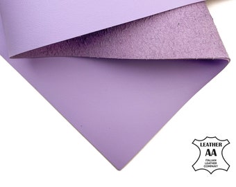 Matte Purple Lavender Calfskin Sheets 6x6 / 8x10 / 12x12 / 12x18 / 18x24 // Thick Real Calf Leather // Soft Flexable Fabric // 1.2mm/3oz