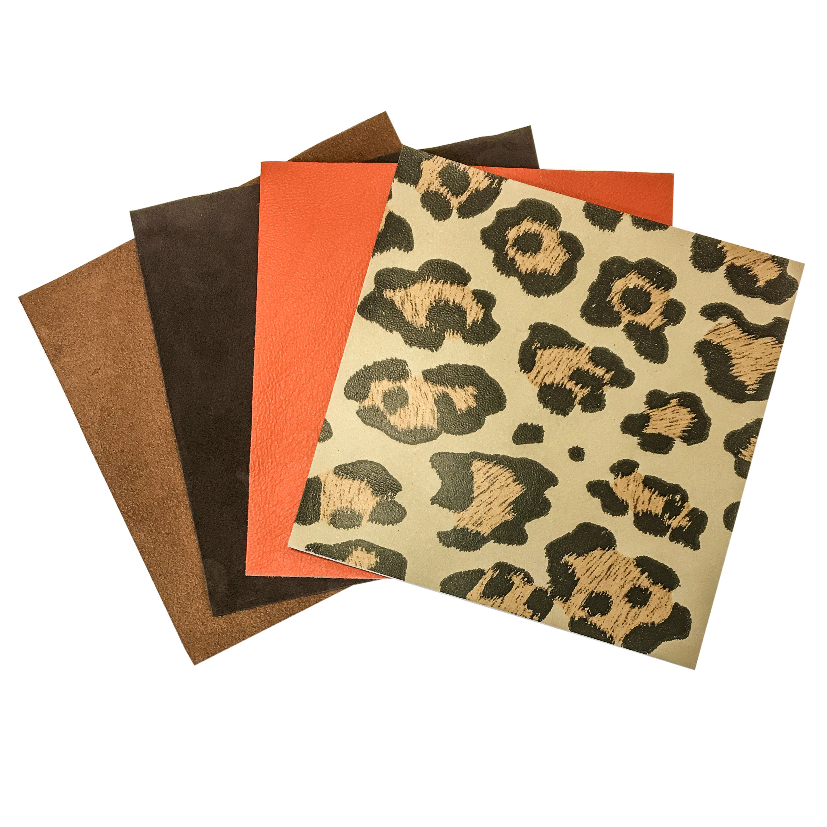 10 Leather sheets, ramdom assortment of selected PRE-CUT leather