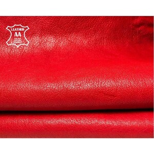 Natural Red Vegetable Tanned Leather // 5 sqft // No Negative Environmental Impact // 1.2mm/3oz // Eco-friendly // No Chemicals