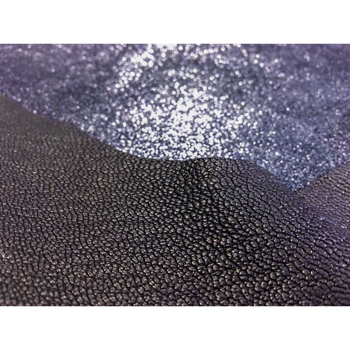 PURPLE shiny leather print Thick leather fabric pieces PURPLE Etsy