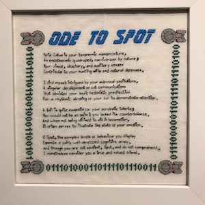 Data's Ode an Kreuzstichmuster