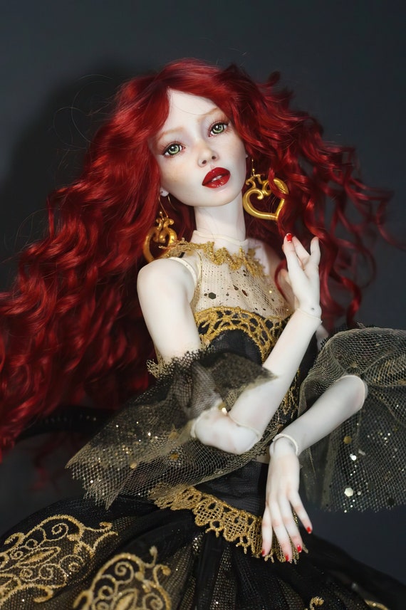 Carmen: Exquisite Porcelain BJD Doll - Etsy