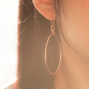 Handmade Gold Filled Medium Teardrop Earrings image 2