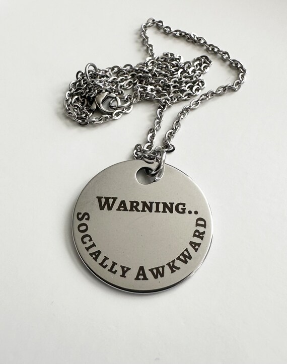 Introvert necklace clearance