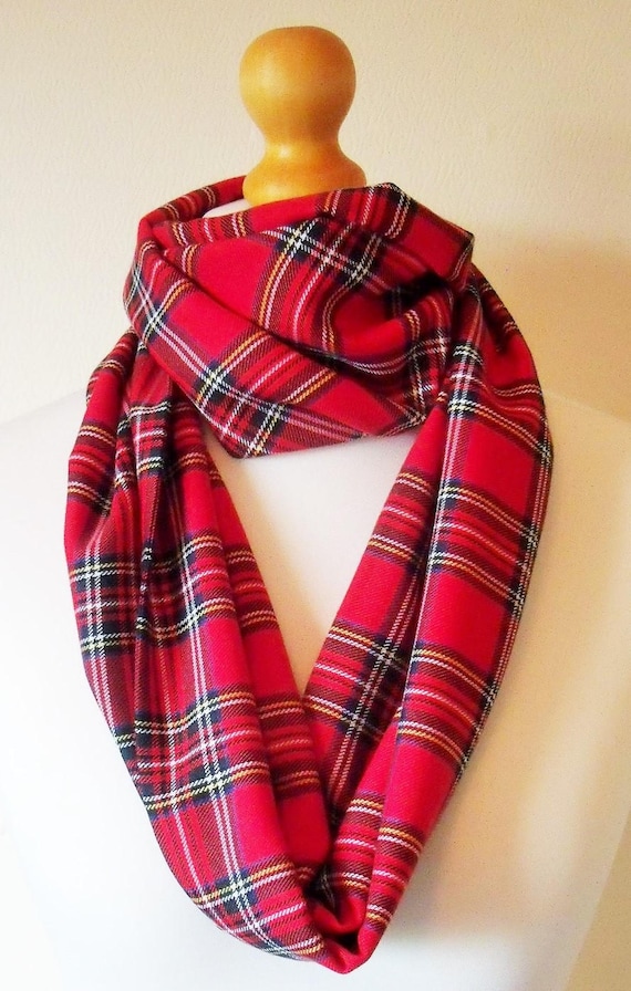 TARTAN TWILL COTTON SCARF ROYAL STEWART RED GREEN UNISEX LADIES MENS GIFT