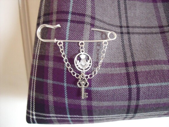 kilt pin etsy kilt pin brooch with thistle and celtic key charm detail etsy kilt pin etsy kilt pin brooch with thistle and celtic key charm detail etsy
