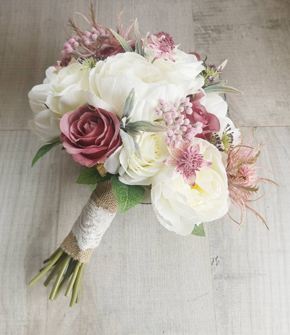 silk wedding bouquets