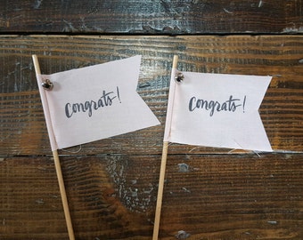 congrats flags etsy