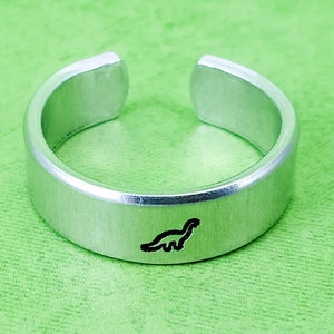 Dinosaur Ring, Cute Rings, Quirky Ring, Dinosaur Jewelry, Dino Rings, Geeky Ring, Nerdy, Fun, Geeky Jewelry, Friendship Rings, Matching image 1