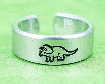 Anillo de dinosaurio, anillos bonitos, anillo peculiar, joyería de dinosaurio, anillos de dinosaurio, anillo geek, nerd, divertido, joyería geek, anillos de la amistad, a juego