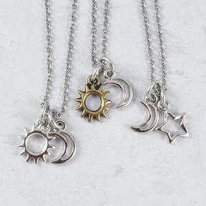 Astronomy Planets Outer Space Sun Star Twitches Moon Eclipse Universe Celestial Dainty Charm Necklaces Astrological Galaxy Charm Necklaces Necklaces Roshnipublicschool Com Pk