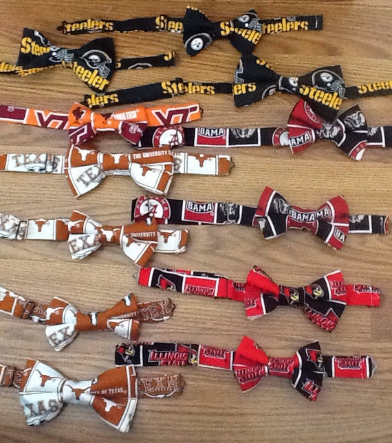 Items similar to Sports teams bow ties! on Etsy